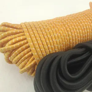 Manufacturers Direct Sales Black And White Color Round Latex Elastic Rope Trampoline Special Tension Rope