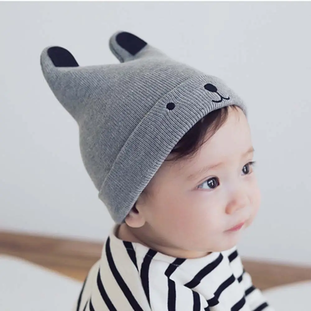 Girl Boy Cartoon Bear Hat for Kids 2020 Toddler Warm Cute Baby Winter Beanie Hat Cap Accessories