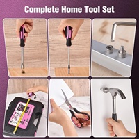 278 pièces ensemble de boîte à outils 8V combinaison outil électrique Combo Kit avec tournevis de précision clé électrique couteau utilitaire pour la réparation de voiture