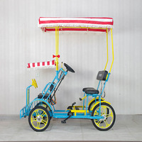 Moteur de moyeu OEM 1500w 60v 32ah assistance électrique 4 personnes vélo électrique à quatre roues Surrey avec auvent quadricycle 4 places avec assistance