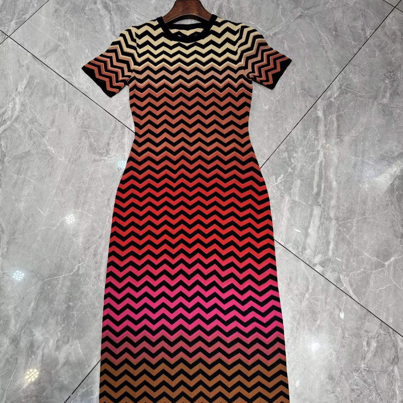 KD2372 Fashion Women Clothing Bodycon Stripped Knitted Dress Elegant Knitting O-Neck Midi Dresses Short Sleeve| Alibaba.com KD2372 Fashion Women Clothing Bodycon Stripped Knitted Dress Elegant Knitting O-Neck Midi Dresses Short Sleeve| Alibaba.com