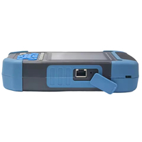 OTDR Portátil 8 en 1, Reflectómetro Óptico en el Dominio del Tiempo de 60 km, 1310/1550 nm, con Fuente de Luz OPM VFL, Probador RJ45, Pantalla LCD de 3.5 Pulgadas