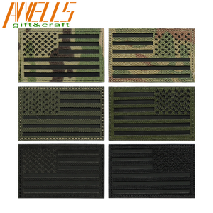 사용자 정의 Airsoft 보안 포스 IR IFF 적외선 반사 전국 패치 패브릭 통화 표시 이름 테이프 레이저 절단 꽃 모양 - Product Image 5