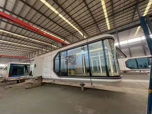 Không gian ngoài trời viên nang bầu trời đầy sao phòng di động di động phòng khách sạn sang trọng nhôm Veneer bìa cứng sửa chữa nhà tích hợp - Product Image 4