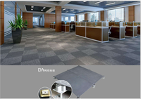 Plancher de circulation surélevé antistatique tout acier Oa Network 600x600x33mm pour bureaux modernes avec système de gestion flexible des câbles