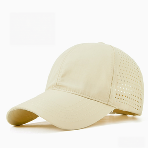 Casquette de baseball unisexe adulte 6 panneaux en nylon hydrofuge respirant à séchage rapide, avec bandeau réglable et calotte souple, toutes saisons - Product Image 2