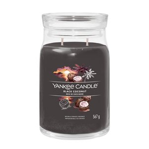 Vela Yankee Candle - Frasco Grande con 2 Mechas, Aroma Coco Negro - Product Image 1