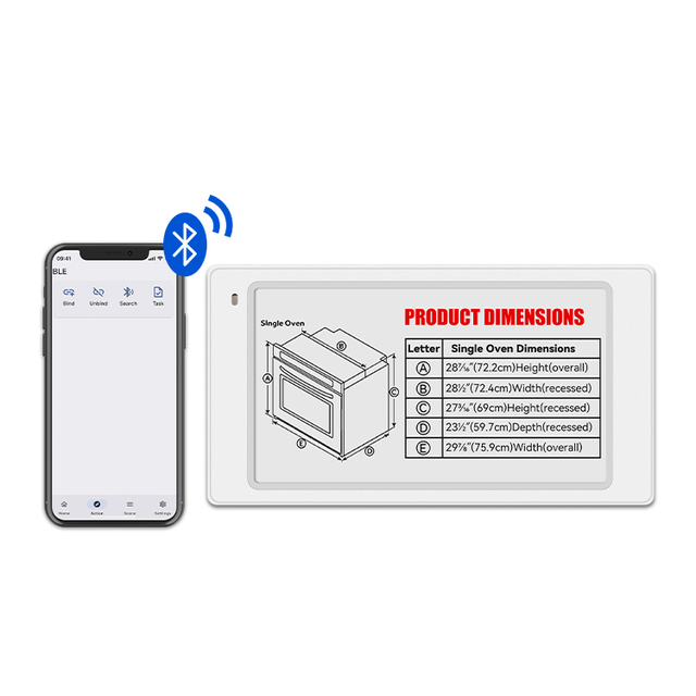 Hipoink Wholesale Bluetooth ESL Electronic Shelf Label Digital Price Tag Label E Ink for Shop