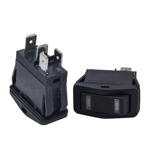 IP67 16(8)A125V/250V X7 série deux couleurs lumière 4P ON-ON interrupteur à bascule étanche pour véhicule Bus Machine extérieure - Product Image 5