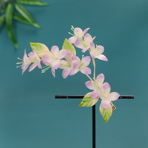 Conception originale 2025, faite à la main, exquise, fleur de jasmin en velours imitation rose, épingle à cheveux pour maquillage et coiffure Hanfu - Product Image 2