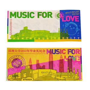 Luce UV magnetica personalizzata cambia filigrana fluorescente sicurezza Anti-falso <span class=keywords><strong>Coupon</strong></span>/biglietto/buono/certificato stampa su carta - Product Image 4