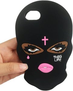 Ốp Lưng 3D Hình Búp Bê, Vỏ Điện Thoại Silicon Sang Trọng Cho iPhone 12 11 Pro <span class=keywords><strong>Max</strong></span> 7 8Plus X XR Girl Tear Jesus Cross <span class=keywords><strong>Goon</strong></span> Thug Life Ốp Lưng Nữ - Product Image 6