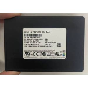 SSD interne d'entreprise PM9A3 7,68 To U.2 NVMe PCIe Gen4 MZ-QL27T60 pour serveur, disque dur interne 2,5 pouces pour centre de données - Product Image 1