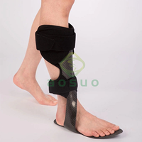 Rééducteur d'orthèse de pied de cheville d'AFO de fibre de carbone pour le dispositif de Correction de membre d'instabilité de cheville de chute de pied