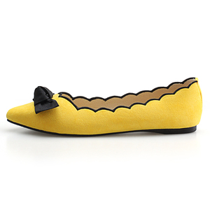 Zapatos planos con lazo para mujer, calzado moderno con bordado de ondas, <span class=keywords><strong>2022</strong></span> - Product Image 3