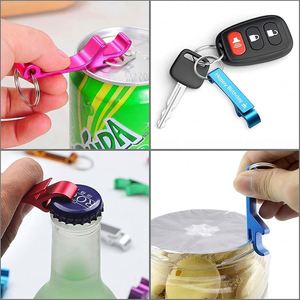 Xdh1988 Customized Mini Portable Pocket Metal Bar Tools Aluminum <b>Key</b> Ring Keychain Beer Bottle Opener - Product Image 5