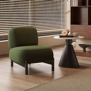<span class=keywords><strong>Poltrona</strong></span> Singola in Tessuto Color Crema Stile Nordico, Design Compatto <span class=keywords><strong>e</strong></span> Rilassante, per Soggiorno <span class=keywords><strong>e</strong></span> Balcone, Utilizzabile anche per Hotel - Product Image 3