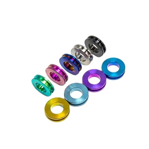Distanziali in Lega di Titanio Gr5 di Alta Qualità Lavorati a CNC da 5mm per Pinze Freno Radiali Ducati Panigale 1199 <span class=keywords><strong>1299</strong></span> V4 - Product Image 1