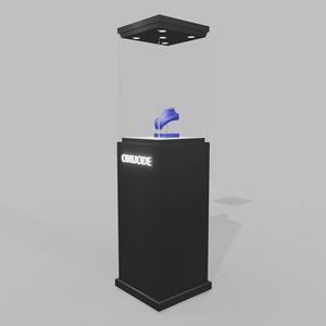 Vitrine de Musée Moderne en Bois Noir Haut de Gamme Personnalisée, Présentoir Élégant avec Éclairage LED pour Montres et Bijoux - Product Image 3