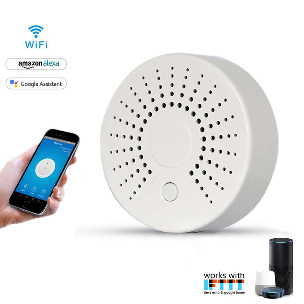 Tuya Smart Wifi Rivelatore di Fumo Senza Fili e Rilevatore di Monossido Di Carbonio/Intelligente di Allarme di Fumo/Wifi Sensore di Fumo