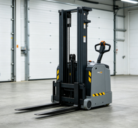 Gerbeur électrique autoporté Worui CDD-ZJSTS 2 tonnes, mât 4000 mm, batterie plomb-acide, déplaceur latéral électrique, pneus polyuréthane RWD