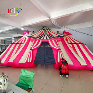 Carnaval puesta en escena <span class=keywords><strong>Fondo</strong></span> inflable arco de <span class=keywords><strong>circo</strong></span> inflable rosa - Product Image 2