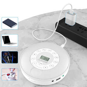 Reproductor de CD BT Recargable de Alta Calidad con Entrada USB y AUX para Auto, Viajes, Hogar, Audio Portátil, Altavoz Estéreo Compacto - Product Image 3