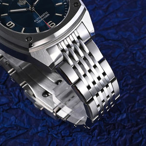 San <span class=keywords><strong>martin</strong></span>-Reloj de acero inoxidable para hombre, diseño clásico, vintage, mecánico, automático, sw200, 10atm, bgw9, 316L, en venta - Product Image 6