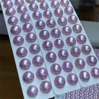 Bijoux de mode perles eau de mer 15-16mm rond rose violet Mabe perles en vrac pour la vente en gros
