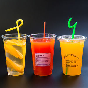 شفاطة شراب بلاستيكية من البولي بروبلين الملونة بطراز يُستعمل مرة واحدة بسعر خاص - Product Image 6