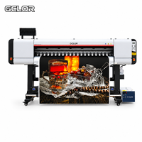Impresora de Inyección de Tinta de Formato Ancho GCLOR Deluxejet1840UV de 1820 mm, Impresora Plotter con Tinta de Sublimación UV Eco-solvente I3200-U1