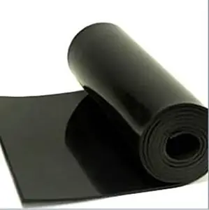 75+-5 Shore a Black FKM/FPM Rubber Sheet Cutting and Moulding Processing Services Available