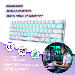 คีย์บอร์ดเล่นเกมแบบกลไกไร้สายคีย์บอร์ดสำหรับเล่นเกมแบบ60% - Product Image 1