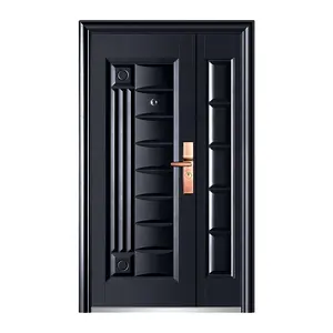 China Factory Provided Home Design Luxury Style Security Steel Door Anti-Theft Security Door for home