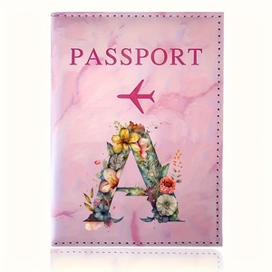 Étui de protection pour passeport, pochette de <span class=keywords><strong>rangement</strong></span> pour <span class=keywords><strong>billets</strong></span> d'avion, porte-passeport tendance, série Papillon Lettre, accessoires de voyage multifonctions - Product Image 4