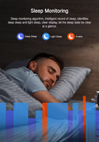 Montre connectée de fitness tendance avec charge magnétique, moniteur de sommeil et de fréquence cardiaque, tracker d'activité, étanche IPX8, jusqu'à 7 jours d'autonomie de la batterie