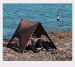 <span class=keywords><strong>Tenda</strong></span> da Spiaggia Parasole UPF 50+ Facile da Montare, Gazebo a Telaio a Forma di A, Impermeabile, Leggera, per 1-2 Persone, <span class=keywords><strong>Tenda</strong></span> Ombreggiante da Spiaggia per Escursioni - Product Image 4