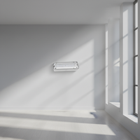 Notfall-Deckenleuchte bei Stromausfall LED Wiederaufladbar Li-FePO4 Batterie AC/DC Betrieben Klein IP65 Kunststoff Wasserdicht 20000