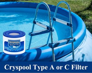 Filtre en plastique Cryspool de type D compatible avec les évasions d'été Vagues d'été P57100102 P57000104 Lot de 4 filtres de <span class=keywords><strong>piscine</strong></span> Support OEM - Product Image 6