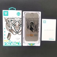 Boîte en verre magique Janit, verre trempé pour la confidentialité, installation facile pour coque iPhone 16e, protection d'écran intégrée pour iPhone 17 Pro