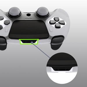 Accessoires de jeu PS5 personnalisés, coque en silicone antidérapante pour PS5, protection des bords pour manette sans fil PS5, joysticks - Product Image 6