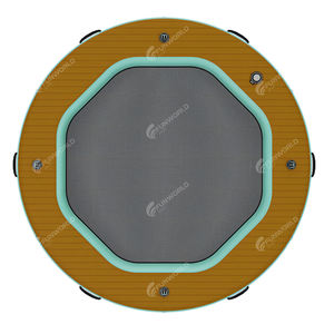 نفخ العائمة أرجوحة المياه منصة قفص الاتهام جولة الاطفال اللعب المياه المتسكع مع حامل الكأس - Product Image 2