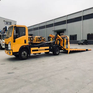 Fabricant de camion HOWO 4x2 5T dépanneuse avec <span class=keywords><strong>grue</strong></span> à plat <span class=keywords><strong>plateau</strong></span> inclinable dépanneuse porte-voitures dépanneuse à vendre - Product Image 3