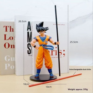 Figura <span class=keywords><strong>de</strong></span> acción <span class=keywords><strong>de</strong></span> PVC <span class=keywords><strong>de</strong></span> <span class=keywords><strong>Goku</strong></span> con bastón, <span class=keywords><strong>muñeco</strong></span> <span class=keywords><strong>de</strong></span> <span class=keywords><strong>Son</strong></span> <span class=keywords><strong>Goku</strong></span> <span class=keywords><strong>de</strong></span> pelo negro, modelo GK, juguete <span class=keywords><strong>de</strong></span> anime <span class=keywords><strong>de</strong></span> moda, adorno, venta al por mayor - Product Image 1