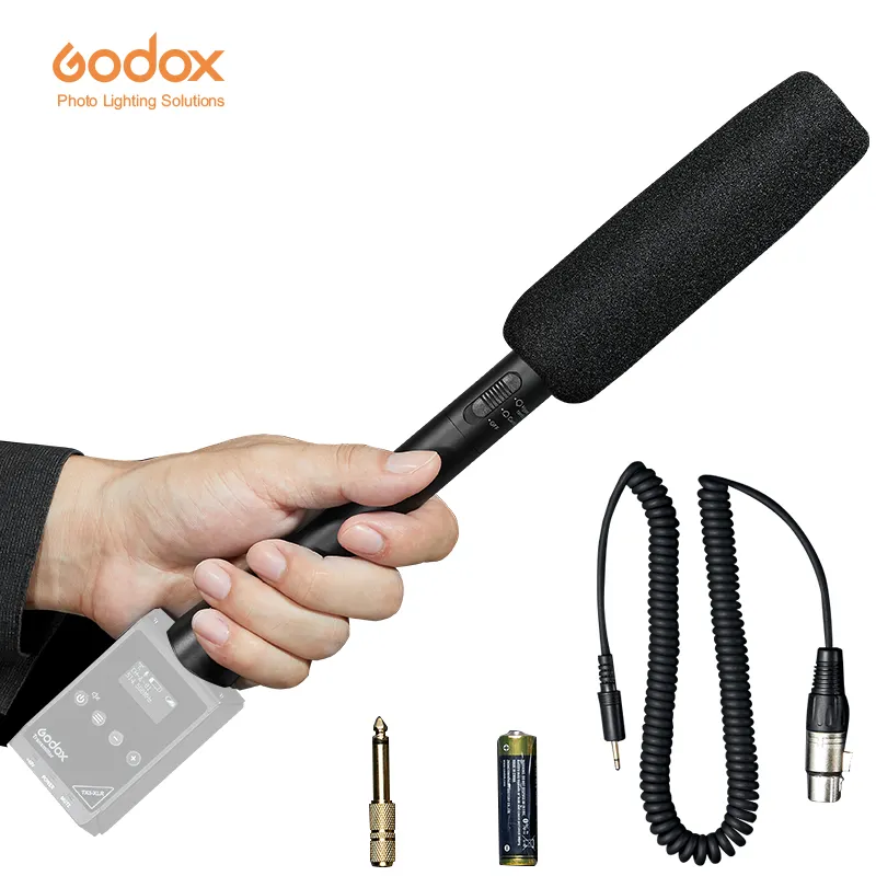 Godox VDS-M1 cardioide ipercardioide indietro elettrete condensatore fucile microfono