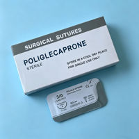 Fil de suture résorbable USP PGCL 25 de haute qualité - Fil monofilament vétérinaire pour la réparation des plaies chirurgicales