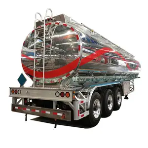 ADR new 40000l 45000l gasoline trailer aluminum fuel tankers for sale in south africa