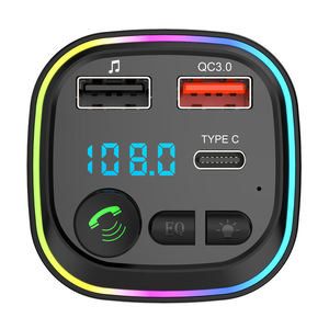 Xách tay xe máy nghe nhạc MP3 với TYPE-C sạc cho <span class=keywords><strong>Bluetooth</strong></span> FM Transmitter kết nối USB gắn kết điện thoại di động - Product Image 3