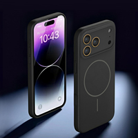 Coque de téléphone en silicone liquide souple antichoc avec anneau magnétique, compatible charge sans fil, étanche, garantie 12 mois pour tous les modèles