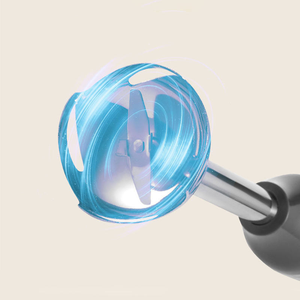 Fouet à œufs en acier inoxydable avec manche rond, fil de ballon, pour la maison et la cuisine - Product Image 6